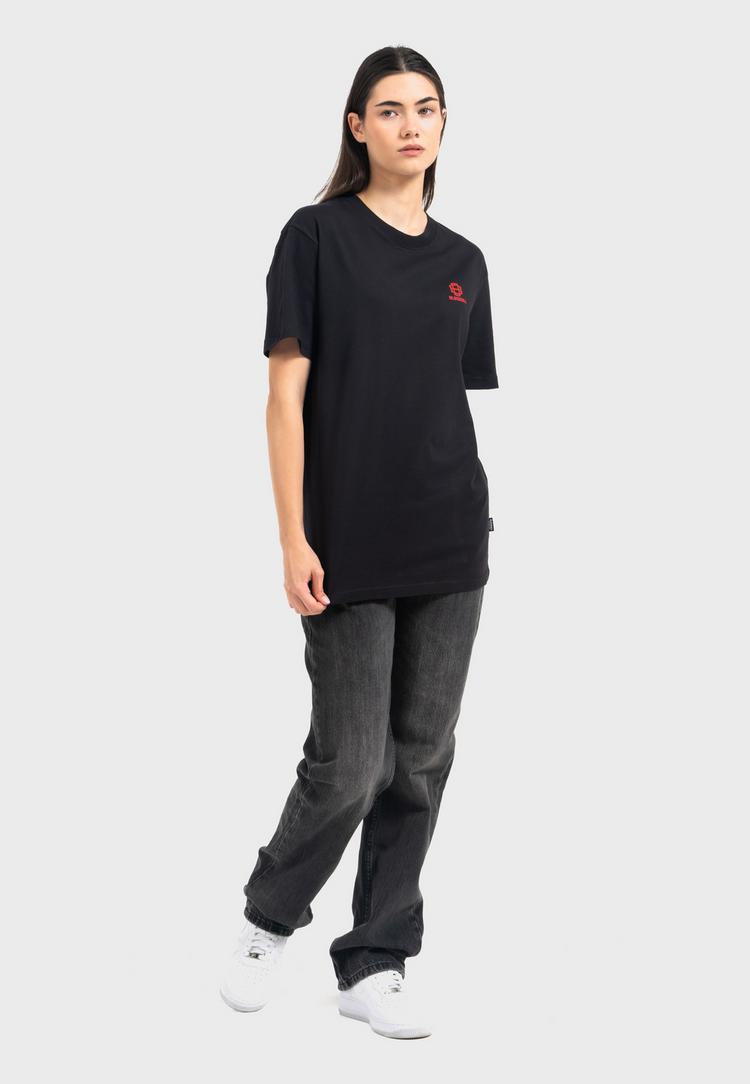 OLDSKULL OLDSKULL Asian Neon Djane Logo Graphic Printshirt - Black - 7 | SportScheck