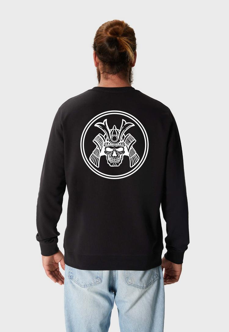 OLDSKULL OLDSKULL Basic Samurai Backprint Logo Sweatshirt Herren - Black - 0 | SportScheck