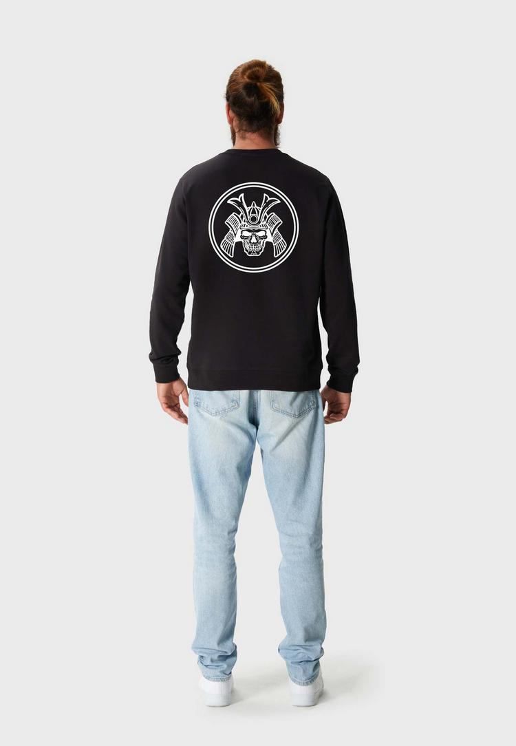 OLDSKULL OLDSKULL Basic Samurai Backprint Logo Sweatshirt Herren - Black - 1 | SportScheck