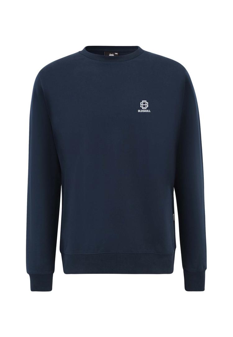 OLDSKULL OLDSKULL Basic Oldskull 25 Logo Sweatshirt - Navy Blue - 0 | SportScheck