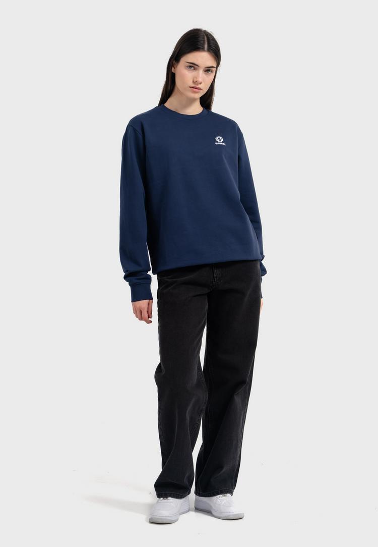 OLDSKULL OLDSKULL Basic Oldskull 25 Logo Sweatshirt - Navy Blue - 3 | SportScheck
