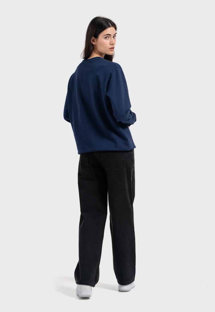 OLDSKULL OLDSKULL Basic Oldskull 25 Logo Sweatshirt - Navy Blue - 6 | SportScheck