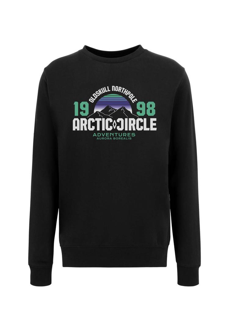 OLDSKULL OLDSKULL Wrldvibe Aurora Mountain Quest Graphic Sweatshirt Herren - Black - 0 | SportScheck