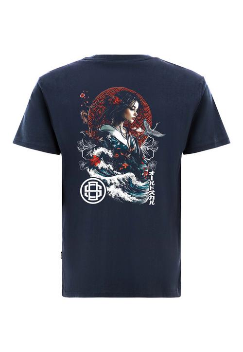 OLDSKULL Asian Blossom Queen Logo Graphic Printshirt Herren