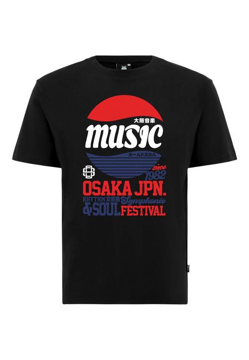 OLDSKULL Asian Osaka Music Logo Graphic Printshirt Herren
