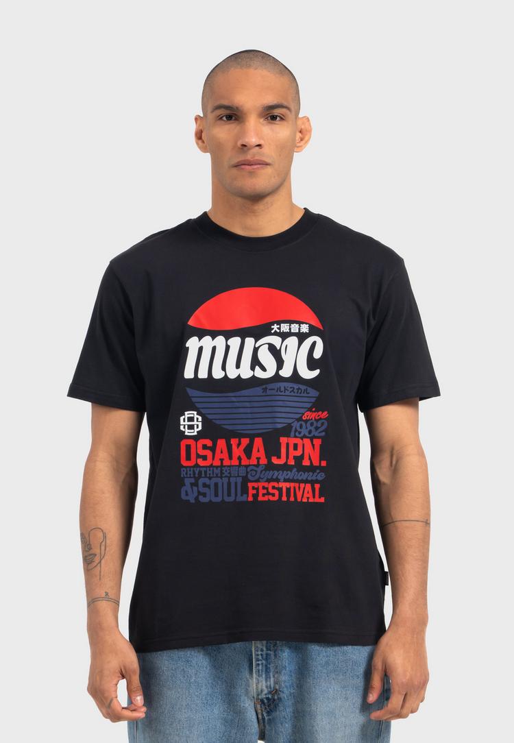 OLDSKULL OLDSKULL Asian Osaka Music Logo Graphic Printshirt Herren - Black - 0 | SportScheck