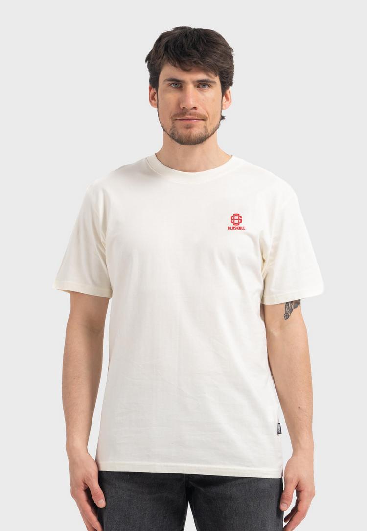 OLDSKULL OLDSKULL Asian Neon Djane Logo Graphic Printshirt - Off White - 2 | SportScheck