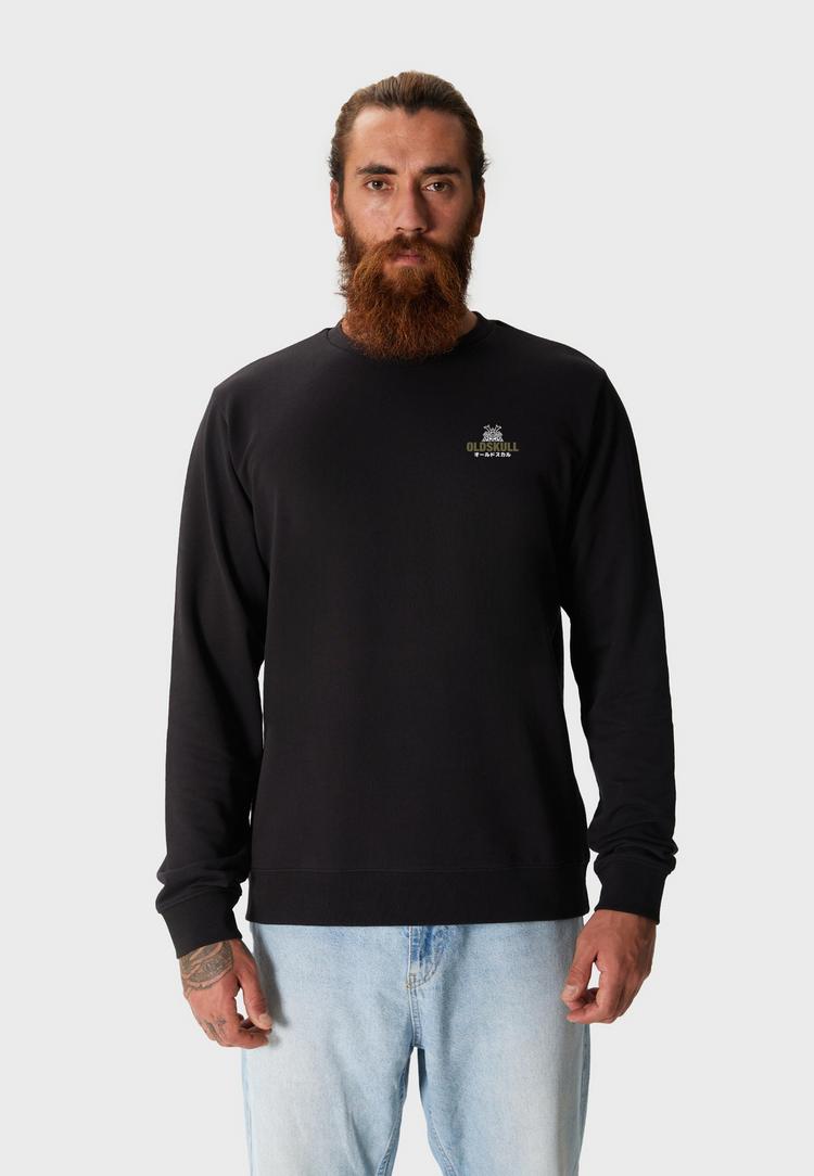 OLDSKULL OLDSKULL Basic Oldskull Samurai Logo Sweatshirt Herren - Black - 0 | SportScheck