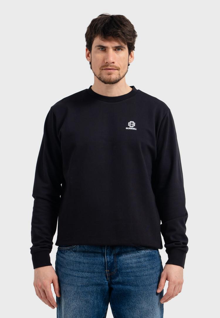 OLDSKULL OLDSKULL Basic Oldskull 25 Logo Sweatshirt - Black - 0 | SportScheck