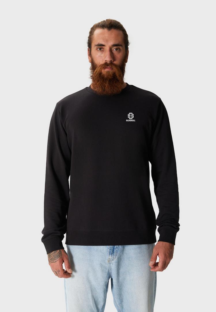 OLDSKULL OLDSKULL Basic Oldskull 25 Logo Sweatshirt - Black - 4 | SportScheck