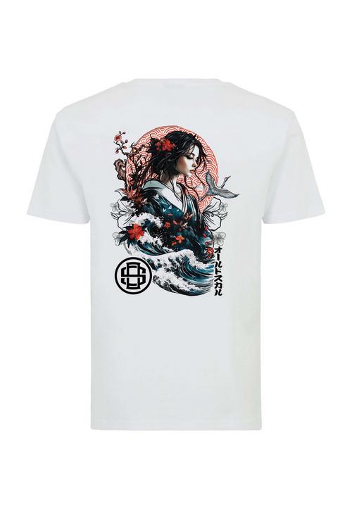 OLDSKULL Asian Blossom Queen Logo Graphic Printshirt Herren