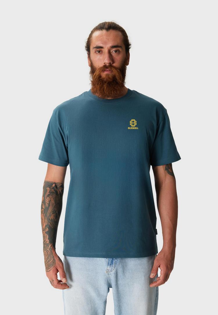 OLDSKULL OLDSKULL Asian Virtual Logo Graphic Printshirt Herren - Dark Green - 2 | SportScheck