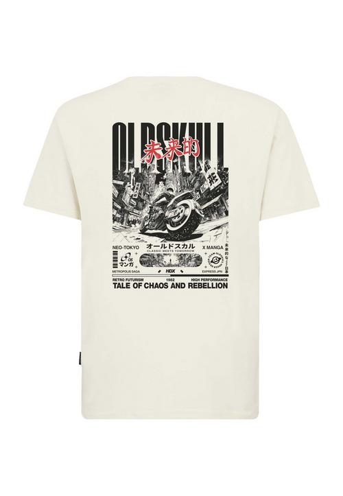 OLDSKULL Asian Futurism Rider Graphic Printshirt Herren