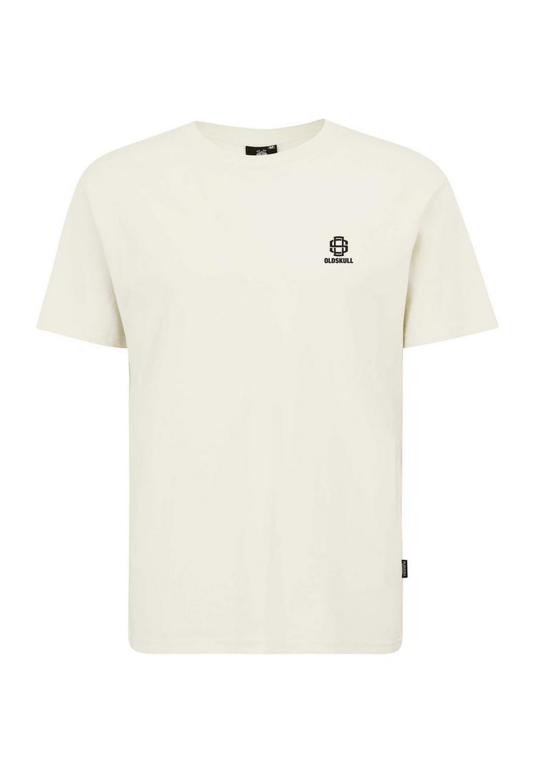 OLDSKULL OLDSKULL Basic Oldskull 25 Logo T-Shirt Herren - Off White - 0 | SportScheck