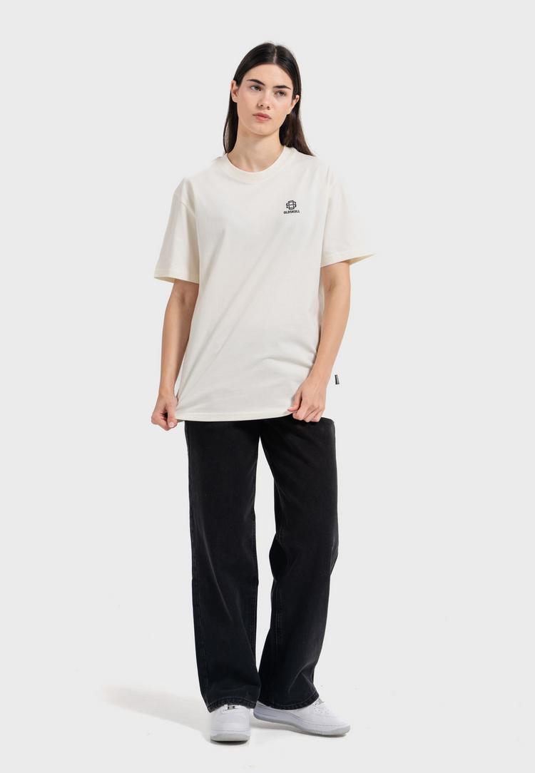 OLDSKULL OLDSKULL Basic Oldskull 25 Logo T-Shirt Herren - Off White - 3 | SportScheck