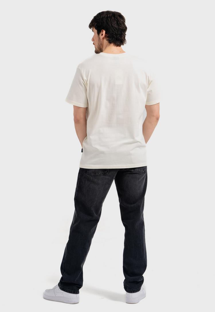 OLDSKULL OLDSKULL Basic Oldskull 25 Logo T-Shirt Herren - Off White - 4 | SportScheck