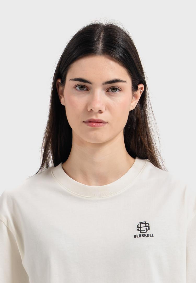 OLDSKULL OLDSKULL Basic Oldskull 25 Logo T-Shirt Herren - Off White - 1 | SportScheck