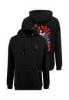 OLDSKULL Asian Neon Djane Logo Graphic Hoodie - Black