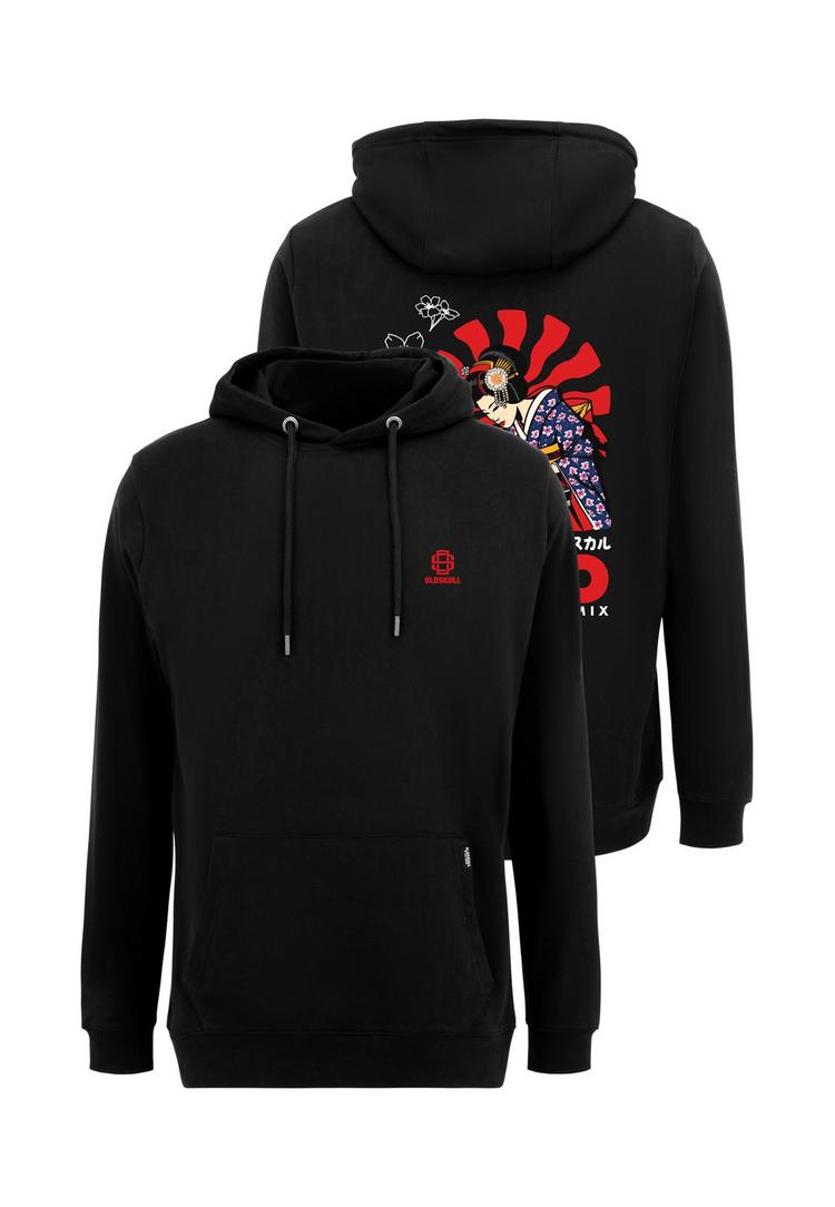 OLDSKULL OLDSKULL Asian Neon Djane Logo Graphic Hoodie - Black - 0 | SportScheck