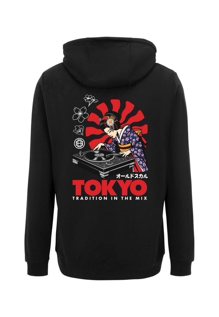 OLDSKULL OLDSKULL Asian Neon Djane Logo Graphic Hoodie - Black - 0 | SportScheck