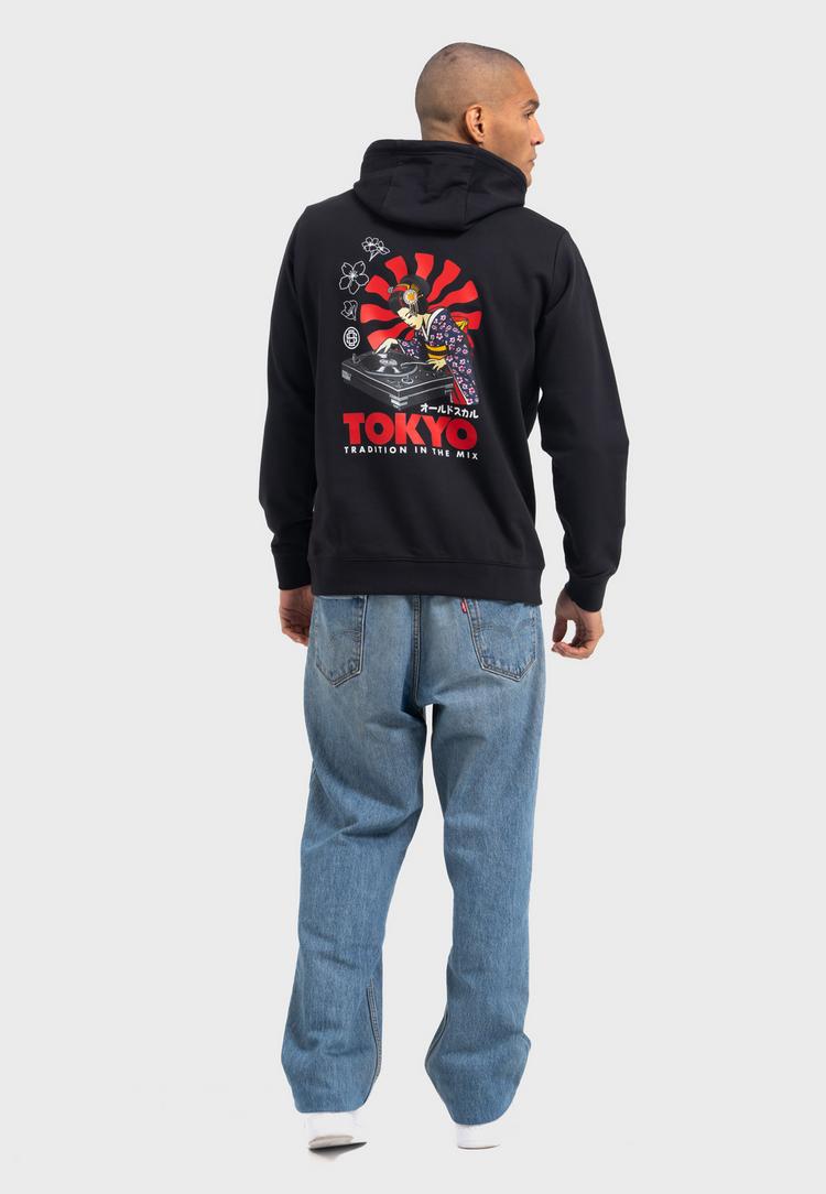 OLDSKULL OLDSKULL Asian Neon Djane Logo Graphic Hoodie - Black - 0 | SportScheck