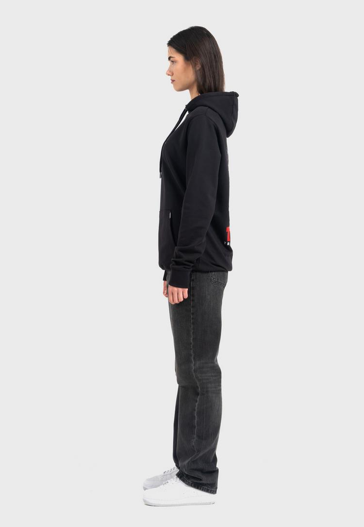 OLDSKULL OLDSKULL Asian Neon Djane Logo Graphic Hoodie - Black - 3 | SportScheck