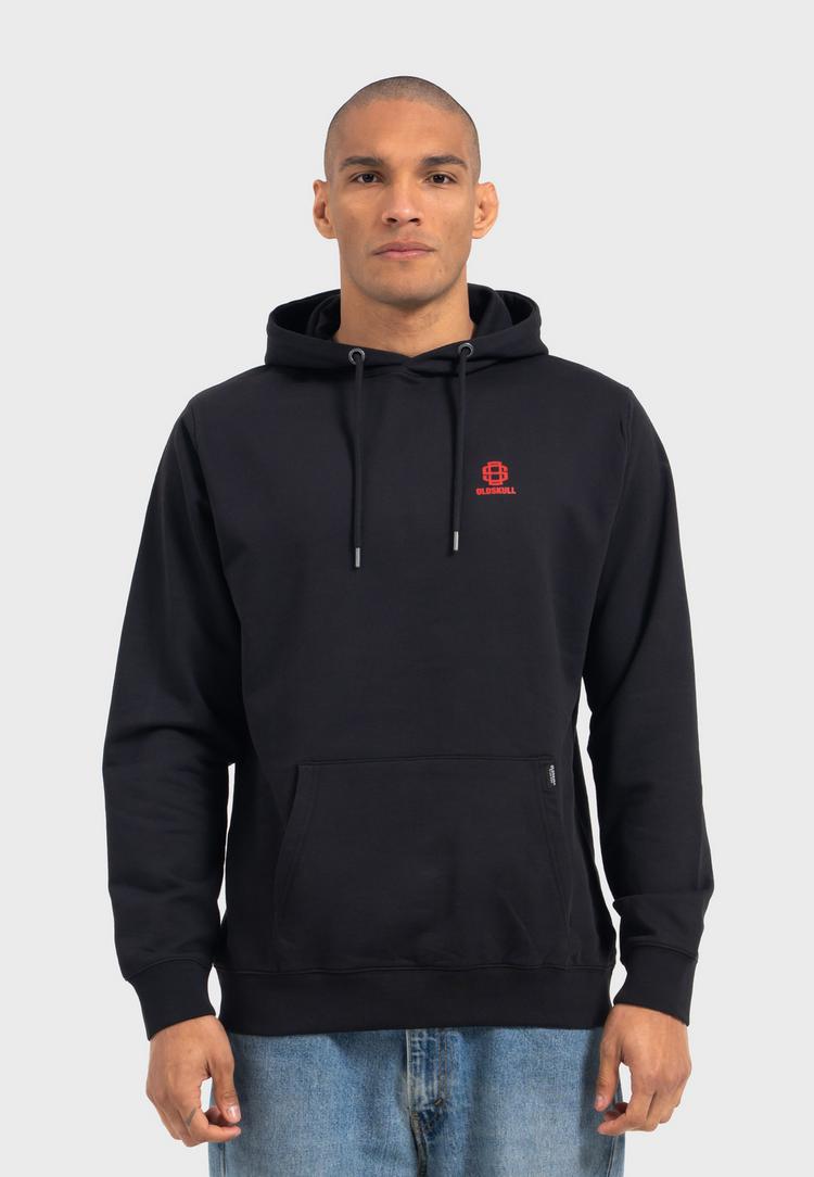 OLDSKULL OLDSKULL Asian Neon Djane Logo Graphic Hoodie - Black - 4 | SportScheck