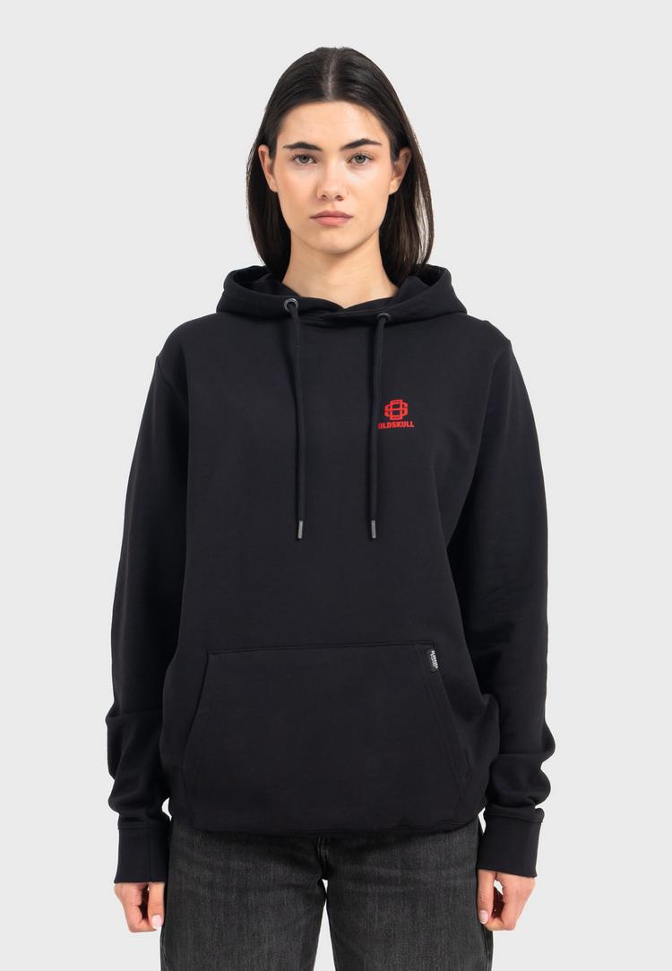 OLDSKULL OLDSKULL Asian Neon Djane Logo Graphic Hoodie - Black - 6 | SportScheck