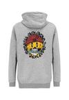 OLDSKULL Xtreme Smiley Cash Skull Graphic Hoodie Herren - Heather Grey