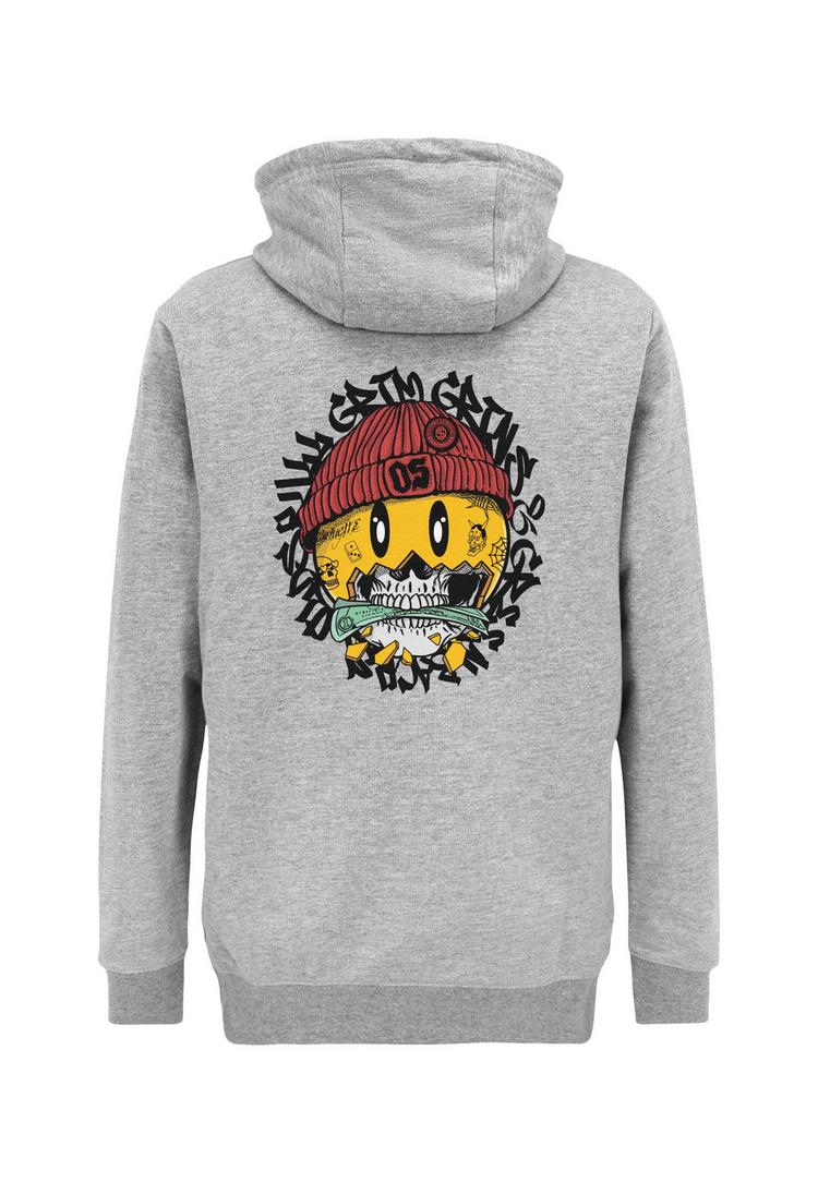 OLDSKULL OLDSKULL Xtreme Smiley Cash Skull Graphic Hoodie Herren - Heather Grey - 0 | SportScheck