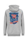 OLDSKULL Wrldvibe Surf Dreams Graphic Hoodie - Heather Grey