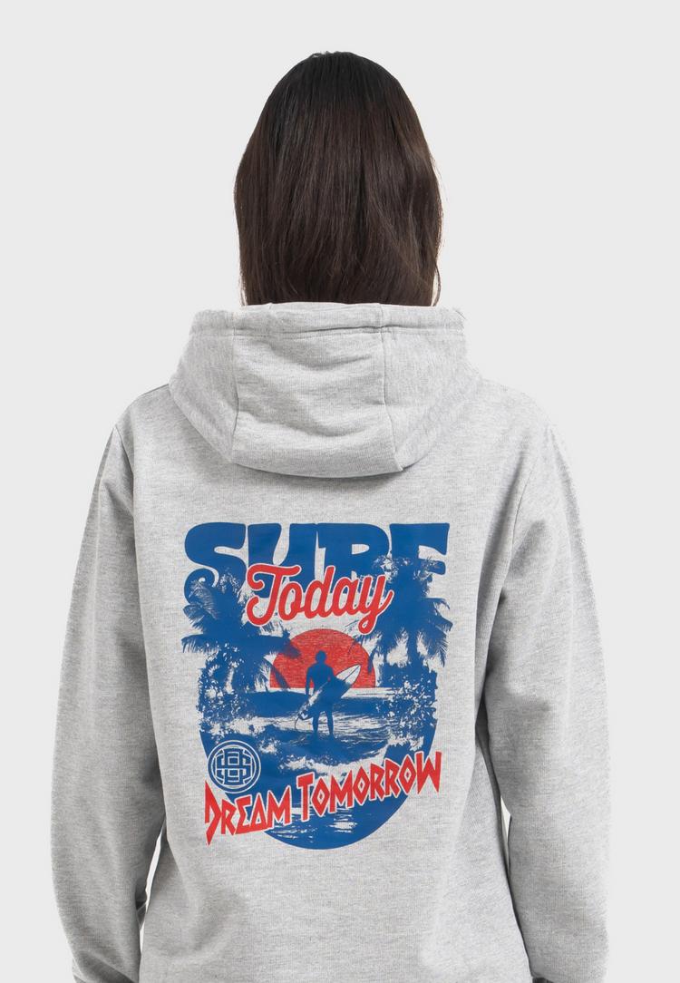OLDSKULL OLDSKULL Wrldvibe Surf Dreams Graphic Hoodie - Heather Grey - 1 | SportScheck