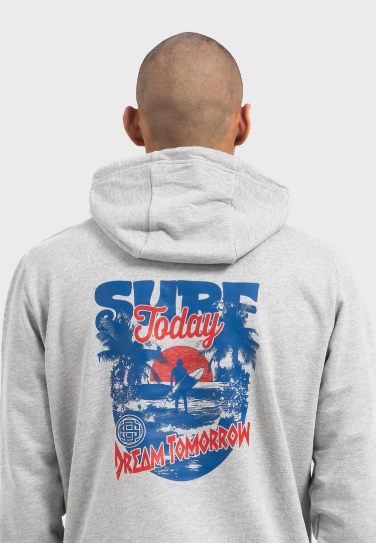 OLDSKULL OLDSKULL Wrldvibe Surf Dreams Graphic Hoodie - Heather Grey - 0 | SportScheck