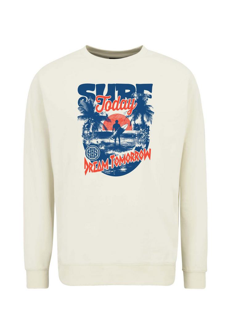 OLDSKULL OLDSKULL Wrldvibe Surf Dreams Graphic Sweatshirt Herren - Off White - 0 | SportScheck