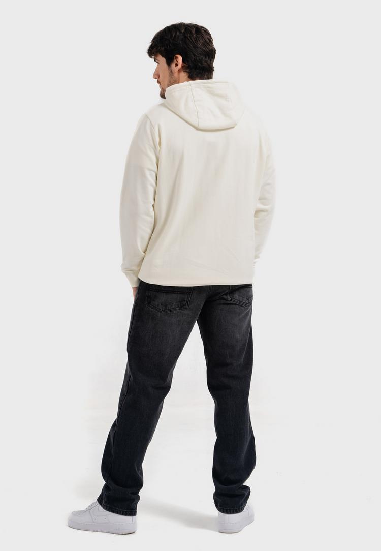 OLDSKULL OLDSKULL Basic Oldskull 25 Logo Sweatjacke - Off White - 4 | SportScheck