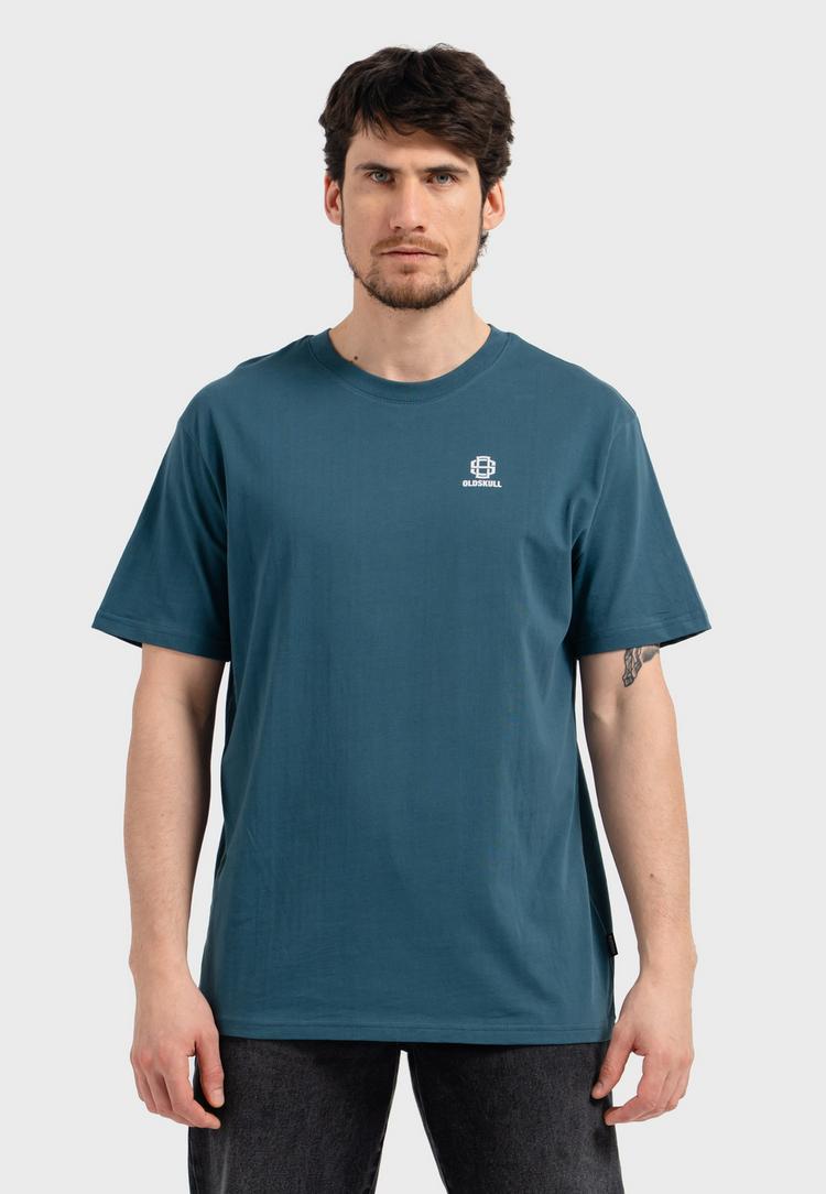 OLDSKULL OLDSKULL Basic Oldskull 25 Logo T-Shirt Herren - Dark Green - 0 | SportScheck