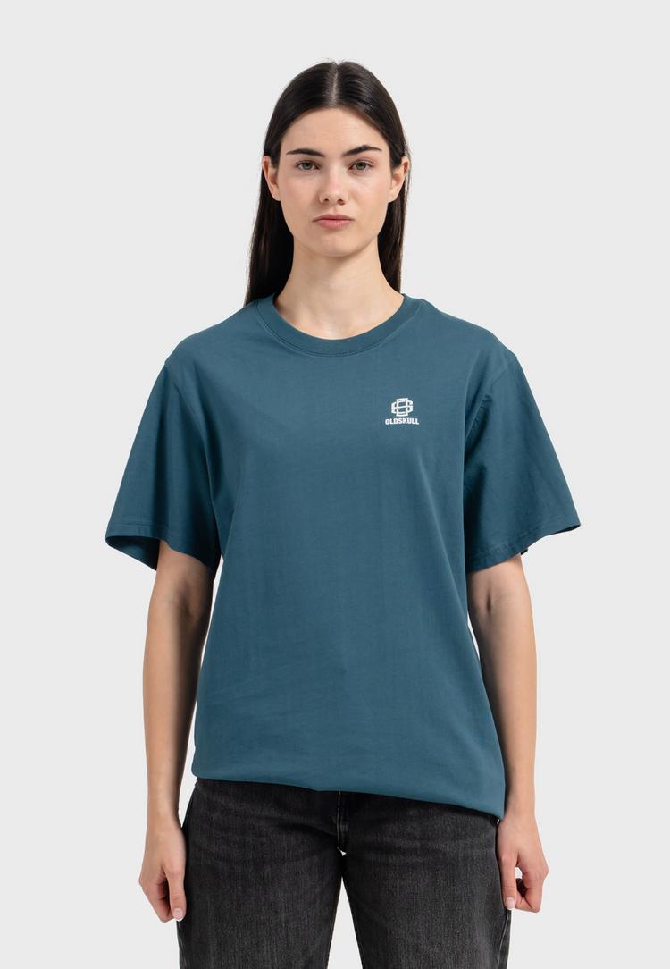 OLDSKULL OLDSKULL Basic Oldskull 25 Logo T-Shirt Herren - Dark Green - 2 | SportScheck