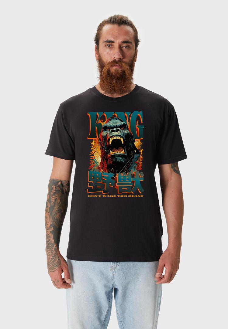 OLDSKULL OLDSKULL Japanese Ape Comic Graphic Printshirt Herren - Black - 0 | SportScheck
