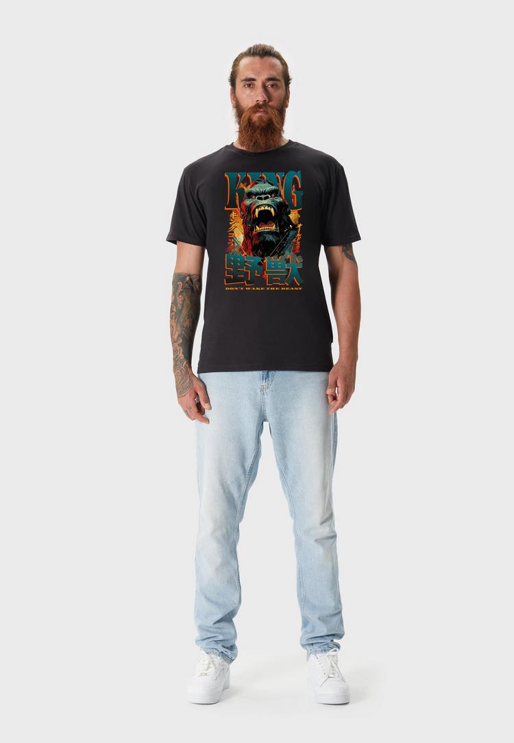OLDSKULL OLDSKULL Japanese Ape Comic Graphic Printshirt Herren - Black - 1 | SportScheck