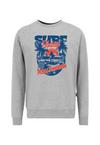 OLDSKULL Wrldvibe Surf Dreams Graphic Sweatshirt Herren - Heather Grey