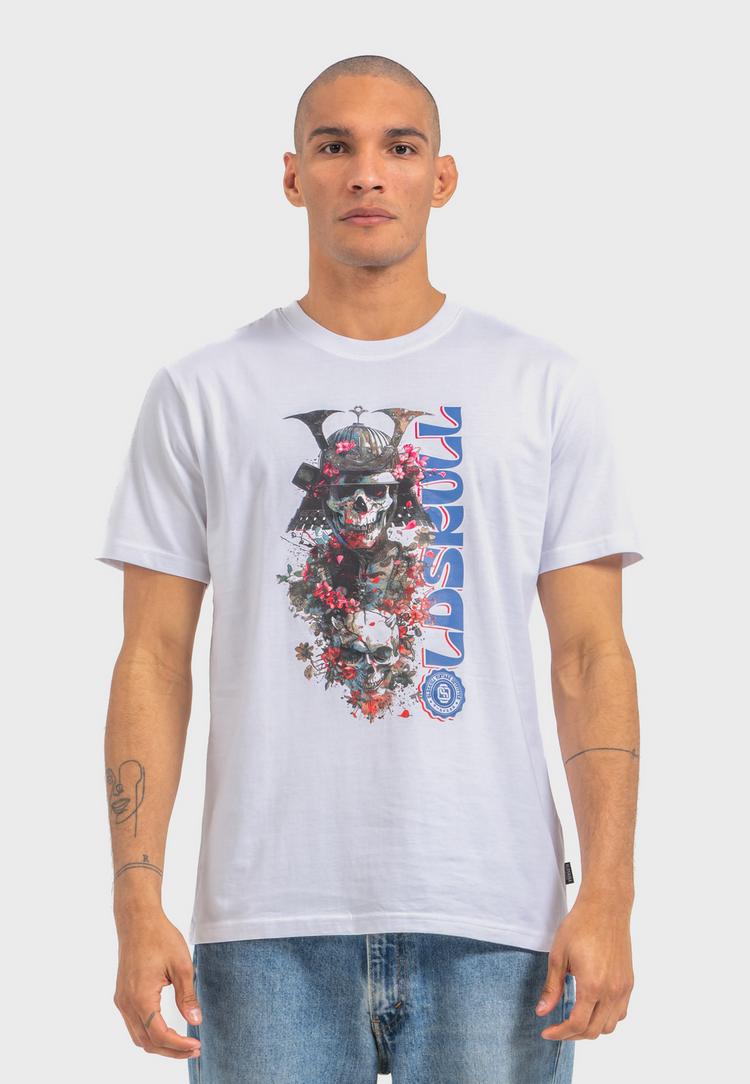 OLDSKULL OLDSKULL Xtreme Samurai Skull Logo Graphic Printshirt Herren - White - 0 | SportScheck