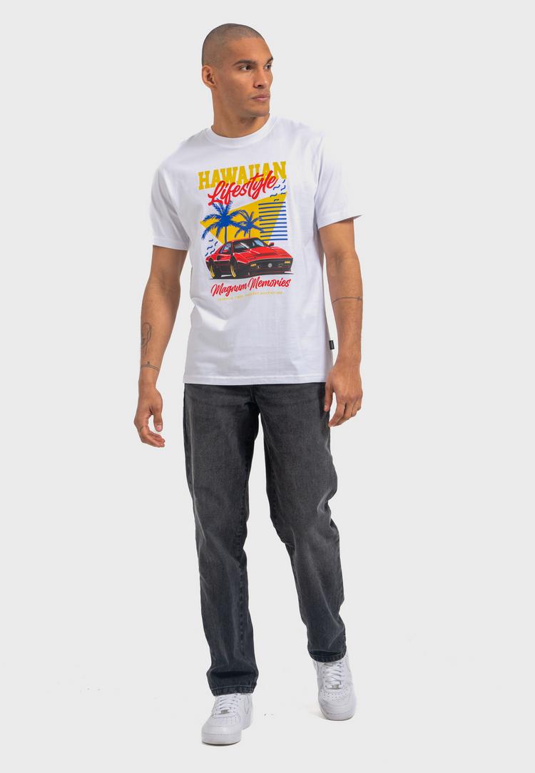 OLDSKULL OLDSKULL Wrldvibe Aloha Legend Graphic Printshirt Herren - White - 1 | SportScheck