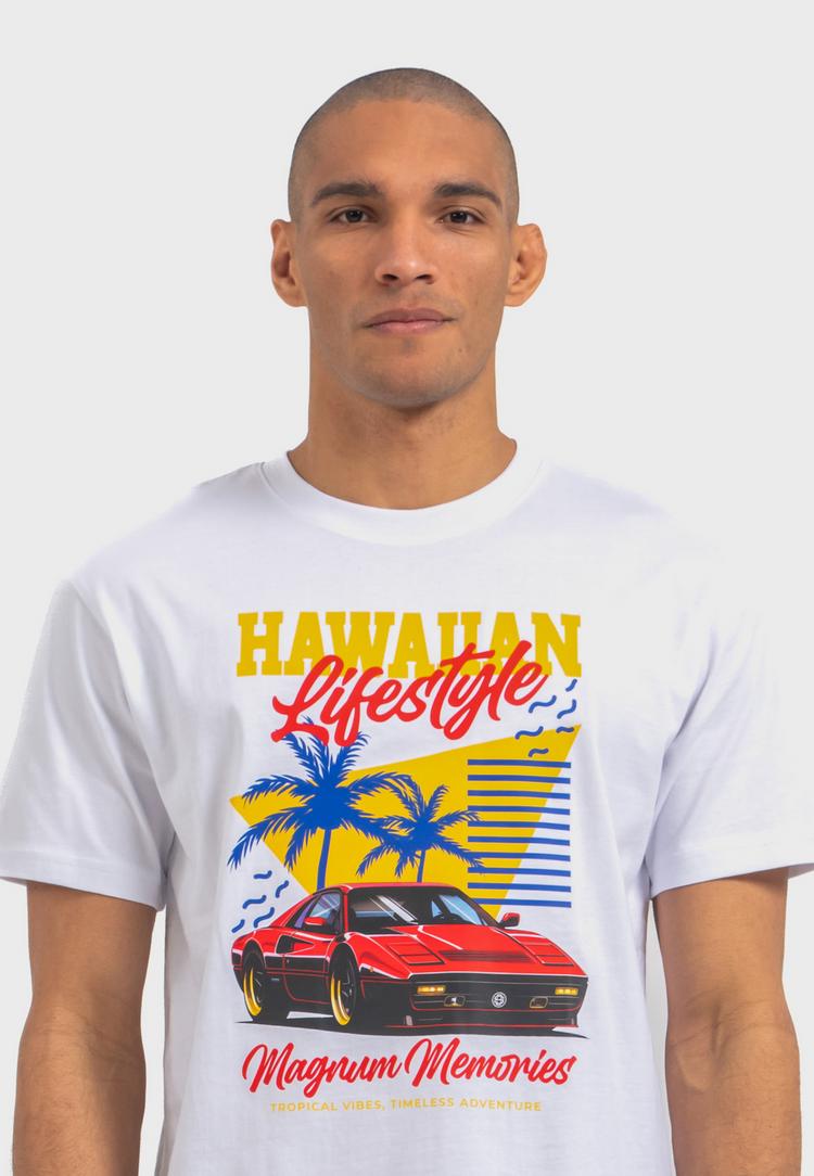 OLDSKULL OLDSKULL Wrldvibe Aloha Legend Graphic Printshirt Herren - White - 0 | SportScheck