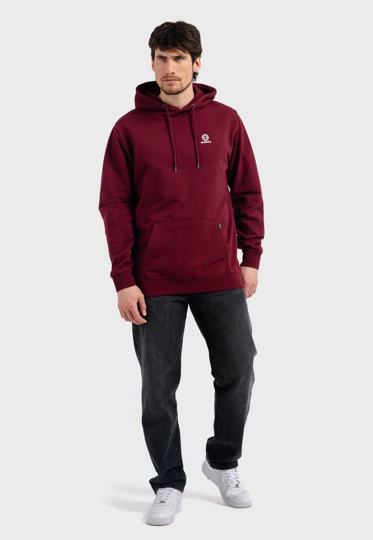 OLDSKULL OLDSKULL Basic Oldskull 25 Logo Hoodie - Burgundy - 1 | SportScheck