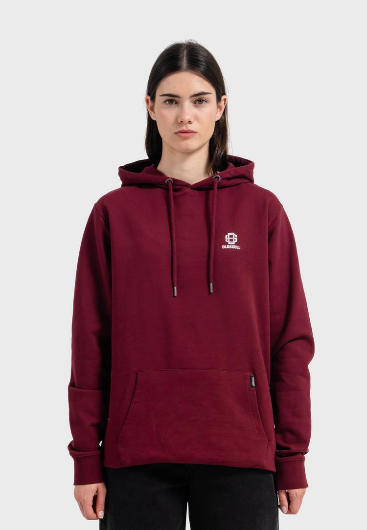 OLDSKULL OLDSKULL Basic Oldskull 25 Logo Hoodie - Burgundy - 2 | SportScheck