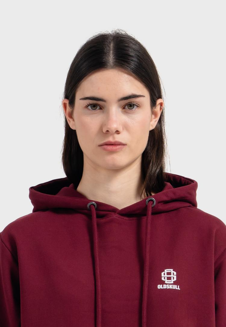 OLDSKULL OLDSKULL Basic Oldskull 25 Logo Hoodie - Burgundy - 2 | SportScheck