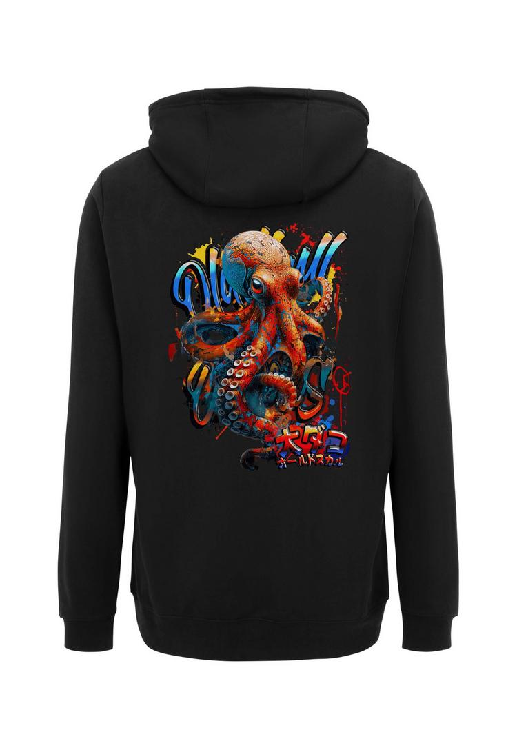 OLDSKULL OLDSKULL Wrldvibe Tentacle Spectacle Logo Graphic Hoodie Herren - Black - 0 | SportScheck
