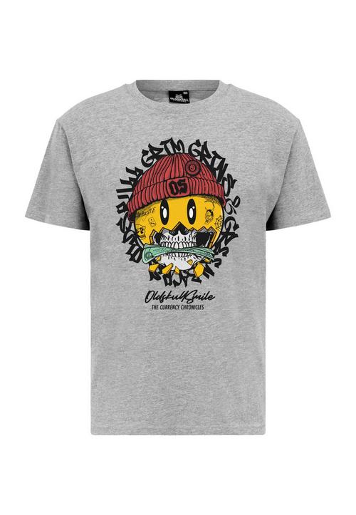 OLDSKULL Xtreme Smiley Cash Skull Graphic Printshirt Herren