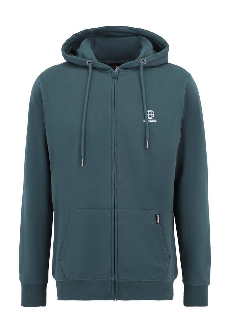 OLDSKULL OLDSKULL Basic Oldskull 25 Logo Sweatjacke - Dark Green - 0 | SportScheck