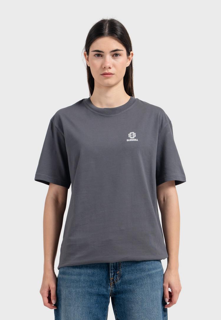 OLDSKULL OLDSKULL Basic Oldskull 25 Logo T-Shirt Herren - Dark Grey - 3 | SportScheck
